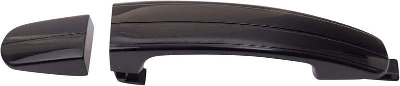 TRQ Exterior Door Handle Black for Ford C-Max, Escape, Focus, Transit Models - Image 1
