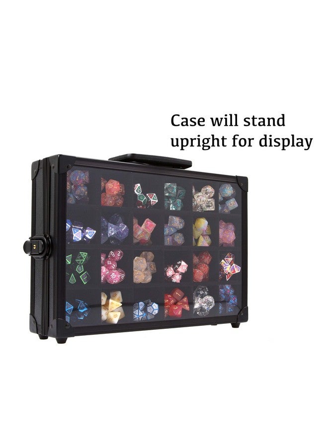 Forged Dice Co. Dice Display Case and Rolling Tray with 2 Removable Divided Dice Trays - Storage Box Holds up to 480 Metal or Plastic Polyhedral Dice Sets - Great for Dice Collectors or RPG D&D Games - Image 5