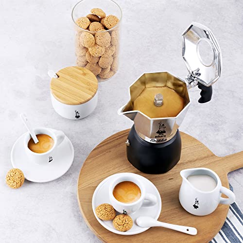 Bialetti - New Brikka, Moka Pot, the Only Stovetop Coffee Maker Capable of Producing a Crema-Rich Espresso, 4 Cups (5,7 Oz), Aluminum and Black - Image 2