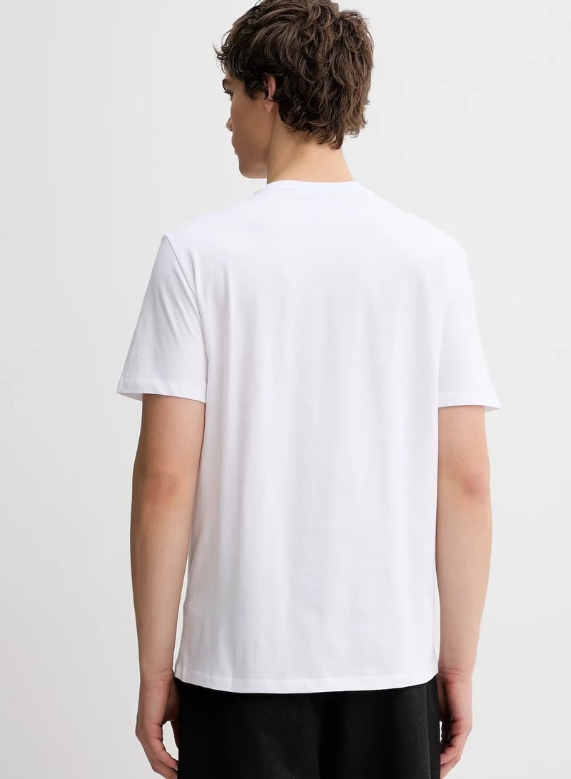 CALVIN KLEIN Graphic Crew Neck T-Shirt - Image 2