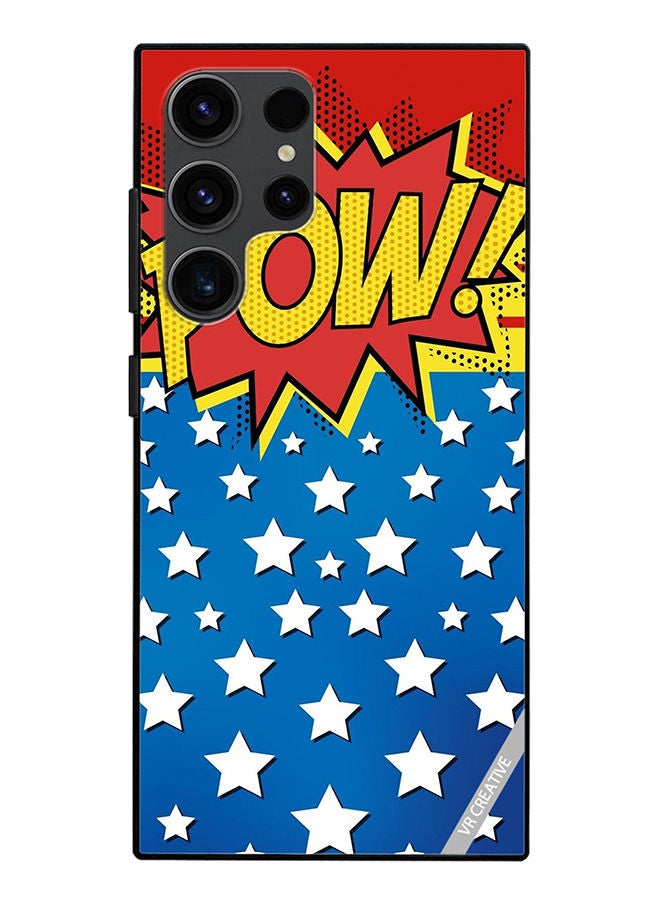 VR CREATIVE Protective Case Cover For Samsung Galaxy S23 Ultra 5G Pop Art Design Multicolour - Image 1