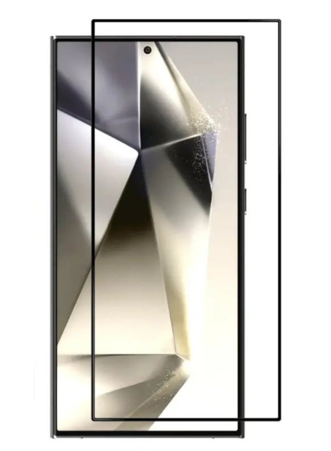 Transparent screen protection for the Samsung Galaxy S24 Ultra, with full coverage from edge to edge, anti-break and anti-fingerprint. - Image 1