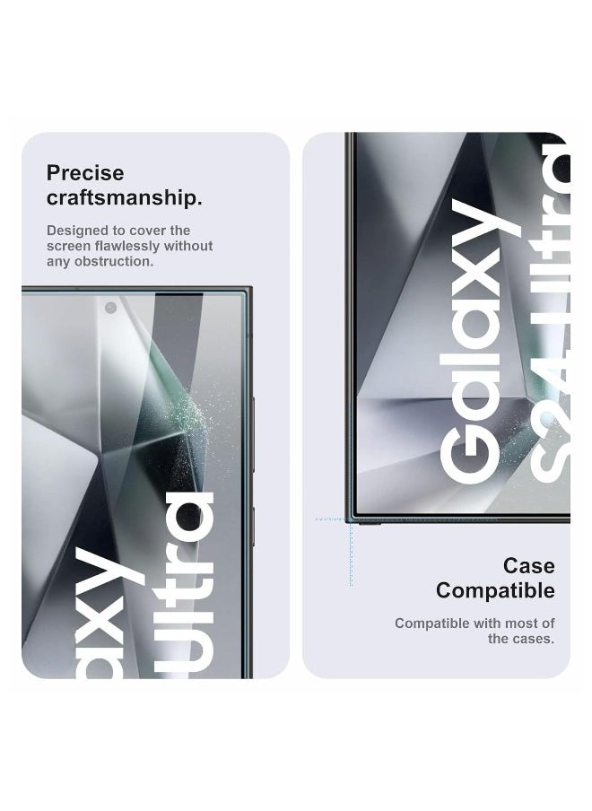 Faster Transparent screen protection for the Samsung Galaxy S24 Ultra, from Faster, with full coverage from edge to edge, anti-break and anti-fingerprint.  - Image 5