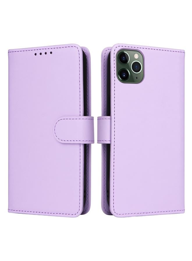 Case For iPhone 11 Pro Max BN-005 2 in 1 Detachable Imitate Genuine Leather Phone Case
