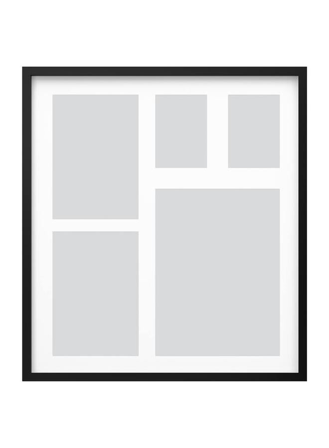 زبون إطار لخمس صور، أسود، 64×71 سم - Image 1