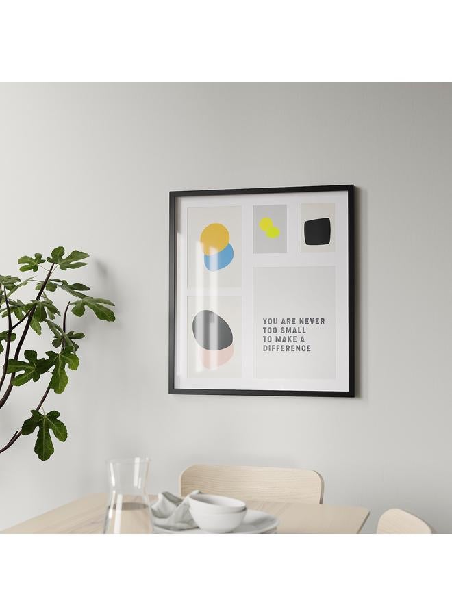 زبون إطار لخمس صور، أسود، 64×71 سم - Image 2