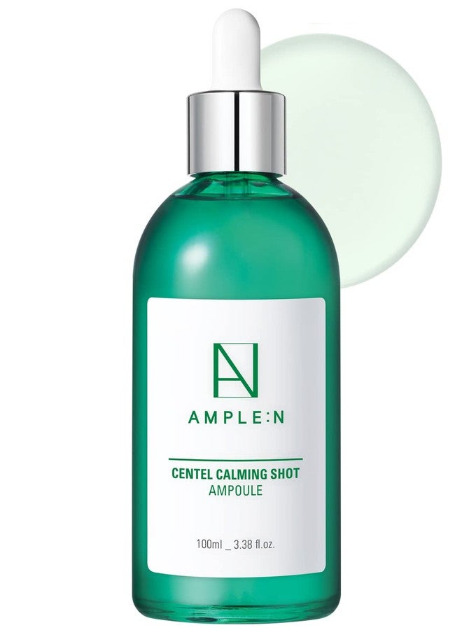 CORÉANA AMPLE:N Centel Calming Shot Ampoule - Korean Soothing Face Serum with Centella Asiatica to Calm Irritated & Sensitive Skin - Redness Relief, Acne Spot Treatment & Moisturizing, 3.38 fl.oz. - Image 1