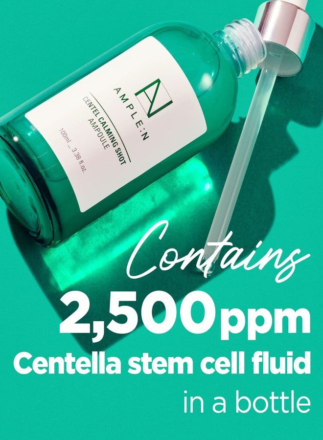 CORÉANA AMPLE:N Centel Calming Shot Ampoule - Korean Soothing Face Serum with Centella Asiatica to Calm Irritated & Sensitive Skin - Redness Relief, Acne Spot Treatment & Moisturizing, 3.38 fl.oz. - Image 3
