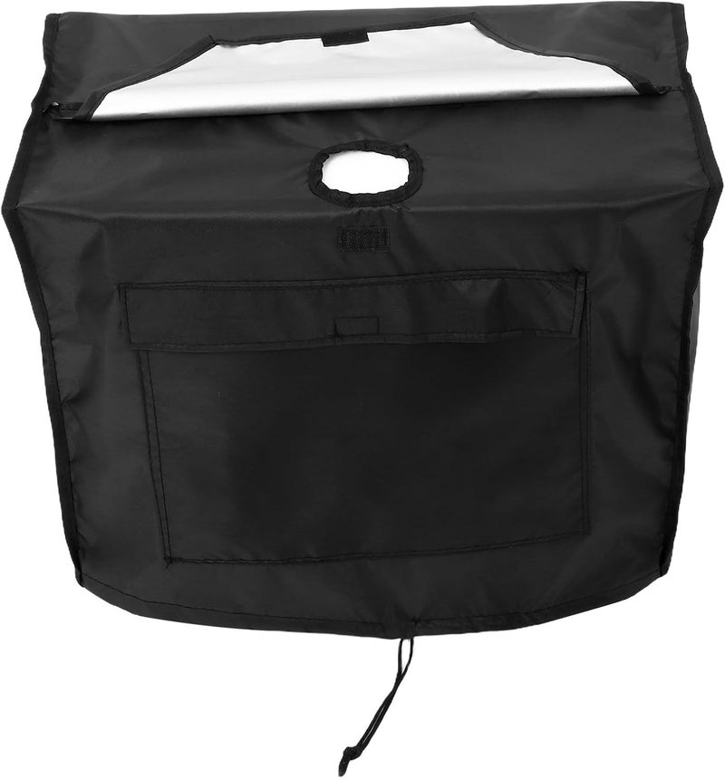 DOITOOL Waterproof Black Generator Cover for Portable Outdoor Use Weather-resistant Power Generator Protective Cover with Sunshade - Image 1