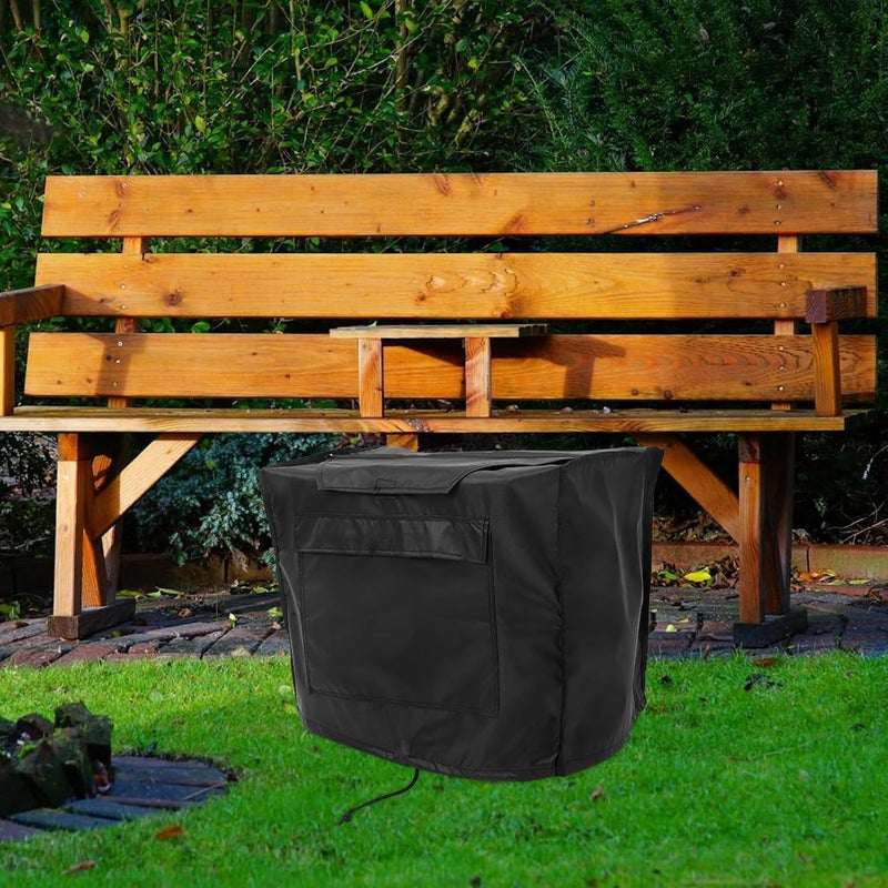 DOITOOL Waterproof Black Generator Cover for Portable Outdoor Use Weather-resistant Power Generator Protective Cover with Sunshade - Image 4