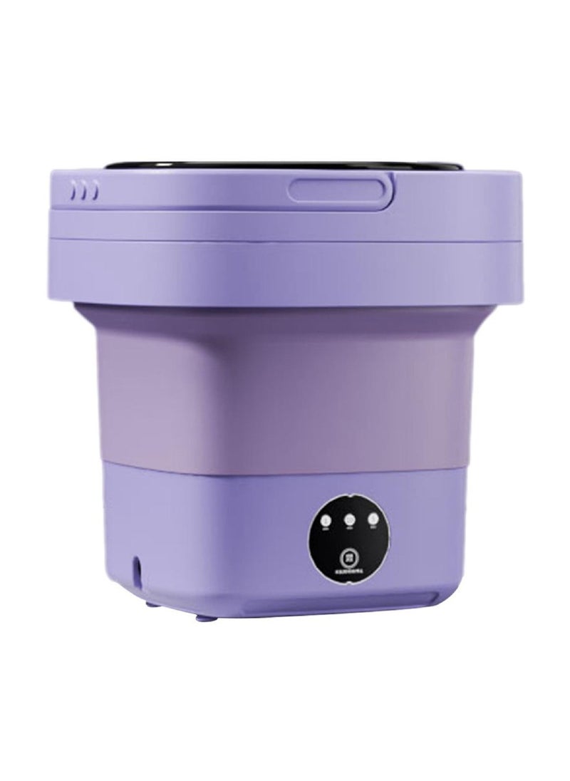 Yuwell - Folding Washing Machine Mini Automatic Clothes Washing Machine Portable Lightweight Automatic Washing Machine With Detachable Drain Basket 8 Liter Portable Washer Spin Dryer With 3 Adjustable Modes - Image 1