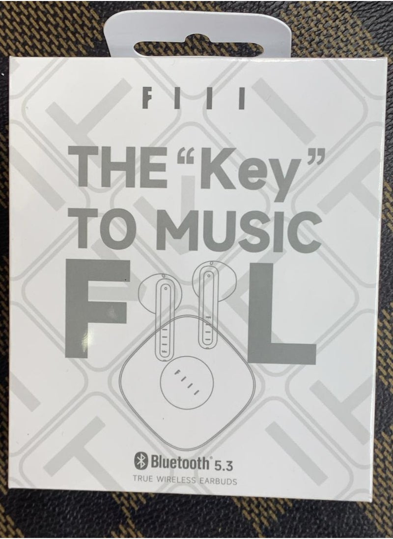 FIIL Key TWS Wireless Bluetooth 5.3 Earphone purre cloction earbuds White GLOBAL version 2024
