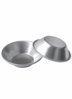 SYOSI 25 Pack Egg Tart Moulds Tiny Pie Tartlets Dessert Mould Pans Tin Puto Cup Bakeware Muffin Cupcake Cake Cookie Mould Baking Tool, Round Resuable Nonstick  - Image 2