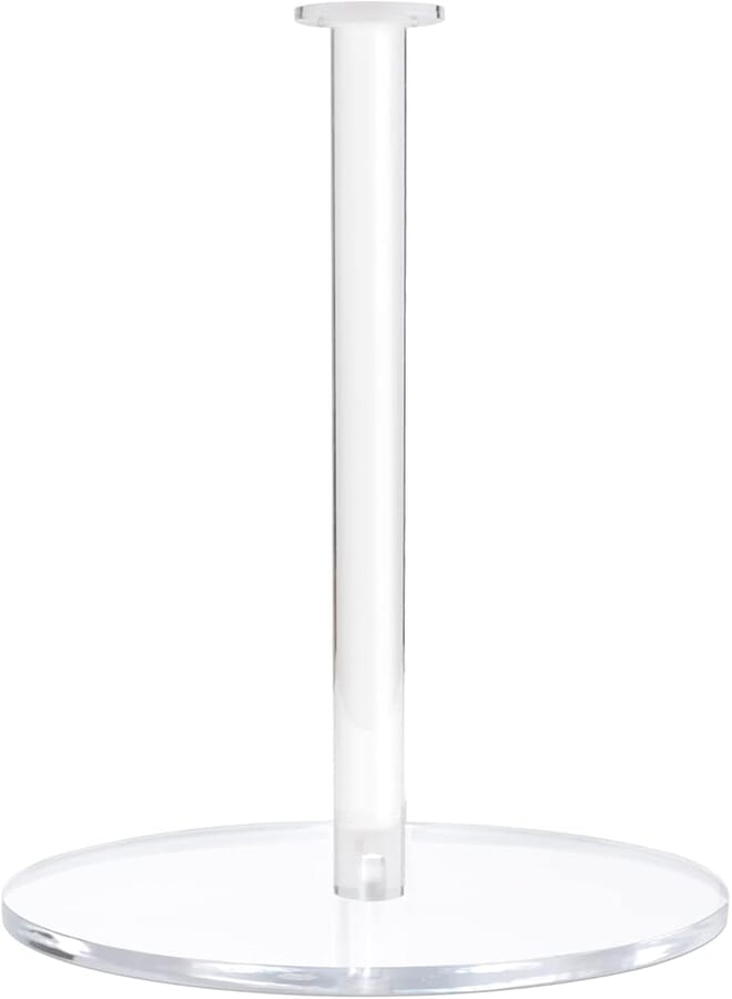 Bigfety Acrylic Paper Towel Holder, Paper Towel Stand for Countertop, Clear