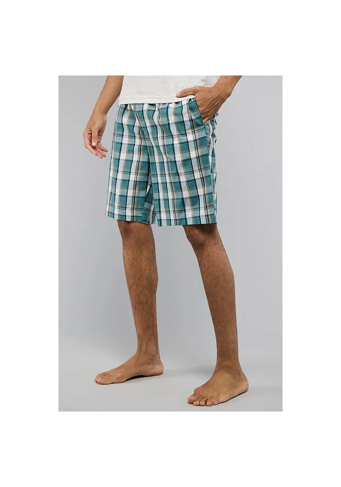 R&b  Plaid Shorts Pyjama Set for Men | Best Price UAE
