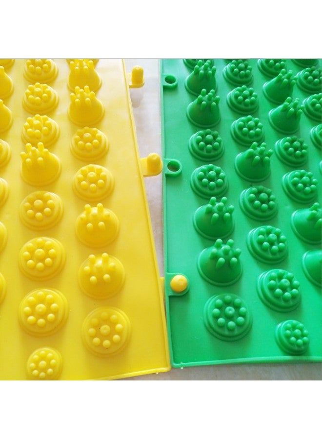 إسكدنيا لوحة ضغط الإصبع لتدليك الأطفال، بساط تدليك القدم السميك، بساط تدليك منزلي لنقاط الوخز، لوحة ضغط إصبع القدم-اللون: لوحة إصبع زرقاء - Image 4