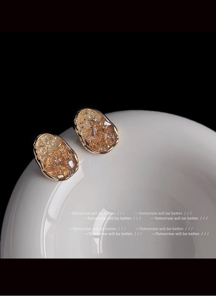 【Orange Sea】Exquisite earrings, stud. beautiful and lovely, girls selected, chic special, essential fashion accessories - Image 4