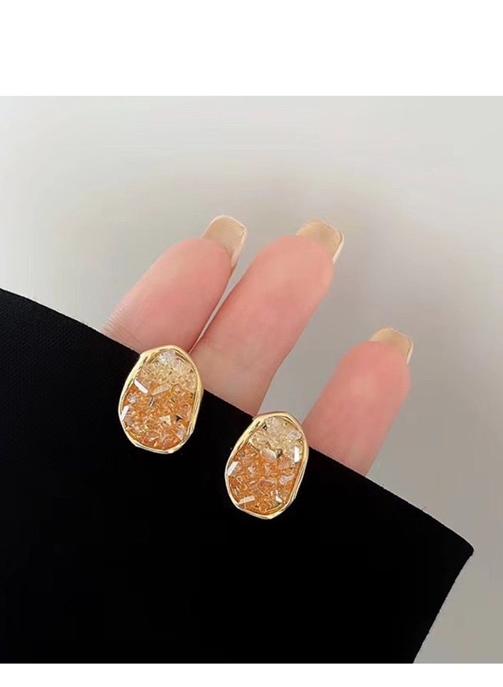 【Orange Sea】Exquisite earrings, stud. beautiful and lovely, girls selected, chic special, essential fashion accessories - Image 5