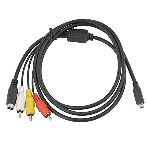 Optimal Shop 5 Feet/1.5M AV Cable for Sony Handycam Mini DV and DVD Camcorders-Black (1 Pack) - Image 1