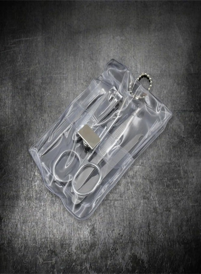 Mabron مجموعة مقصات الأظافر مابورن - مجموعة العناية بالأظافر 5 قطع من الفولاذ المقاوم للصدأ عالي الجودة للاستخدام المنزلي وأفضل هدية للرجال - Image 3