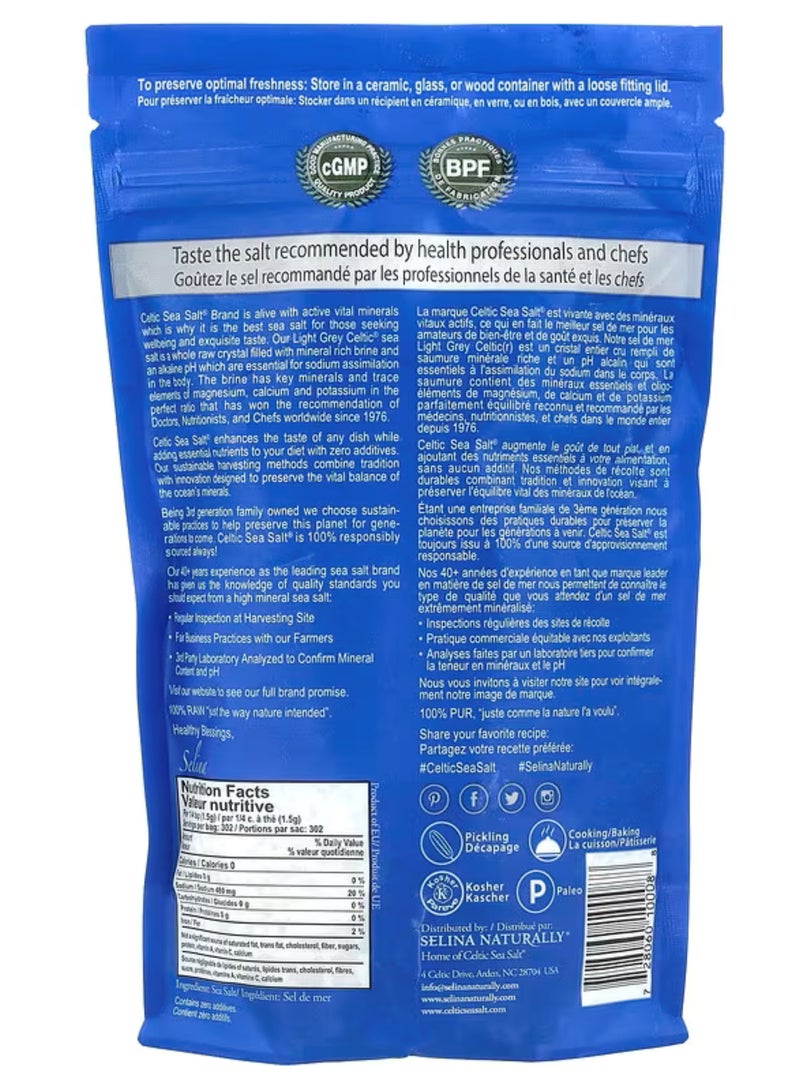 Celtic Sea Salt Celtic Sea Salt, Light Grey Celtic, Essential Mineral Blend, 1 lb (454 g) - Image 2