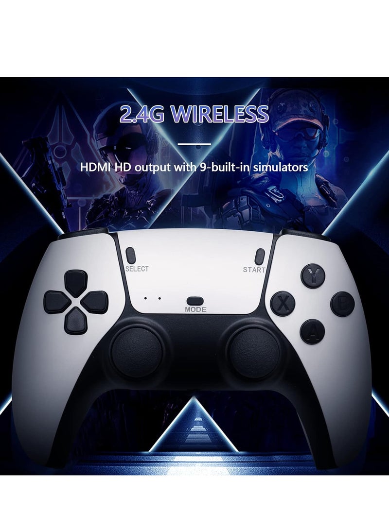 إلترازون Wireless Retro Game Console, HD 4K Classic Retro Game Console, Mini Arcade Two Player Game Console Plug & Play Video Game Stick, 23 Classic Emulators Definition HDMI Output Adults Kids Gift (64G) - Image 4