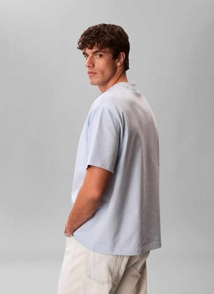 Calvin Klein Jeans  Relaxed Logo Appliqué T-shirt for Men | Best Price UAE