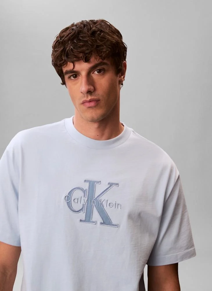 Calvin Klein Jeans  Relaxed Logo Appliqué T-shirt for Men | Best Price UAE