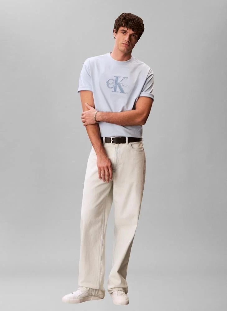Calvin Klein Jeans  Relaxed Logo Appliqué T-shirt for Men | Best Price UAE