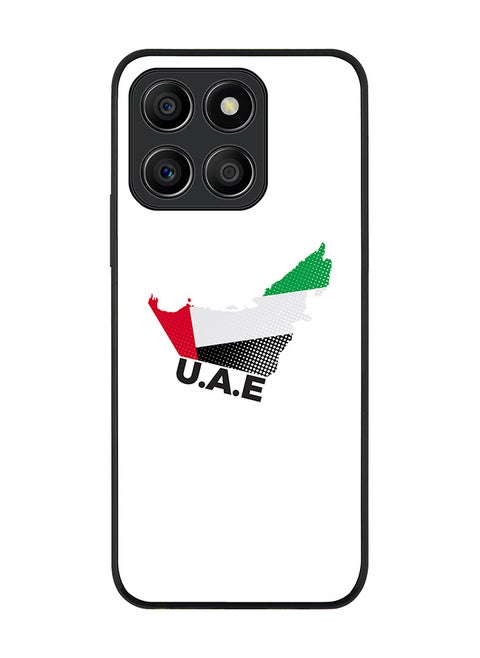 Rugged Black Edge Case for Honor X8b, Slim fit Soft Case Flexible Rubber Edges Anti Drop TPU Gel Thin Cover -  UAE Map
