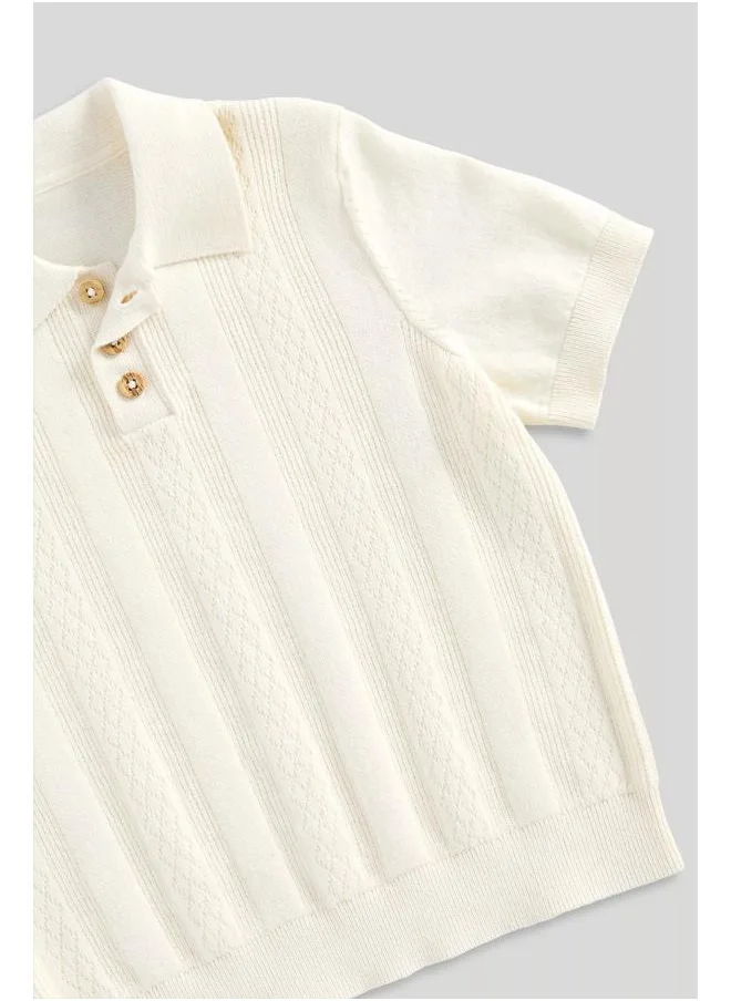 مذركير Knitted Polo Shirt