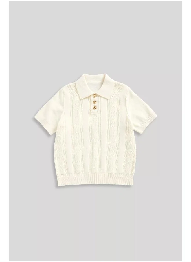 mothercare Knitted Polo Shirt