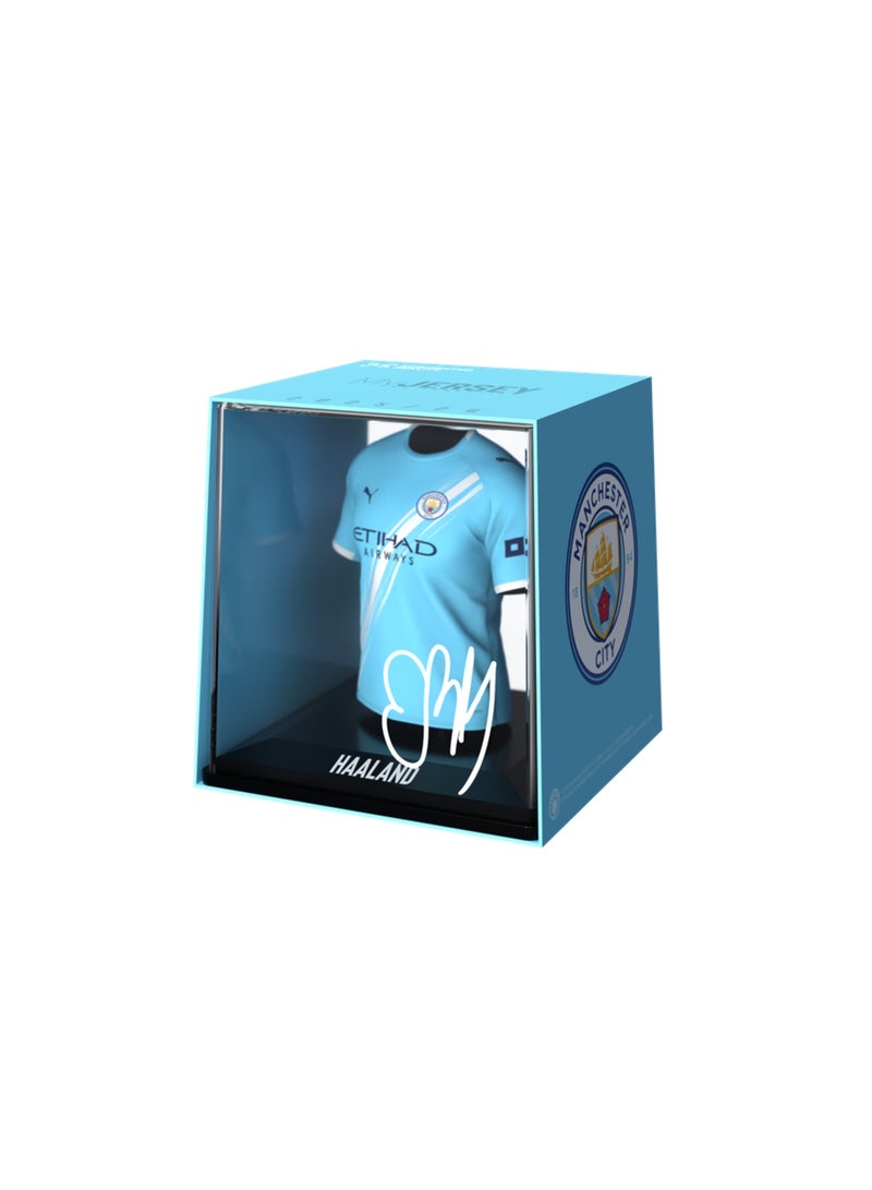 Splink - Haaland  ( Man City ) -  Home  Jersey Display Case, Official Licensed Collectible - Image 1