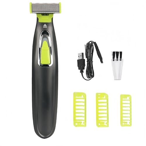 NSXAYIWE Beard Trimmer for Men, Rechargeable Face & Body Hair Trimmer, Washable Mens Electric Razors for Shaving Face, Beard, Mustache Trimmer, Double Sided Tooth Razors for Teen Boys - Image 1
