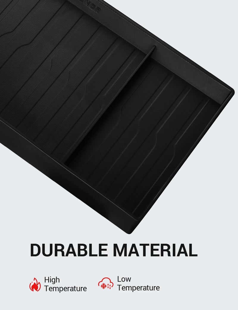 BASENOR 2026 Tesla Model Y/3 Dashboards Behind Screen Storage, Center Console Hidden Organizer, Tissue Sunglasses Holder for 2025 2026 Model Y Juniper 2024-2026 Model 3 Highland - Image 5