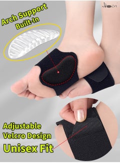 IKBEN Orthotic Arch Support Plantar Fasciitis Relief Arch Support Brace Foot Pain Relief Flat Feet Insoles Gel Arch Support Cushions Flat Feet Support Orthopedic Foot Care Gel Pads  - Image 3