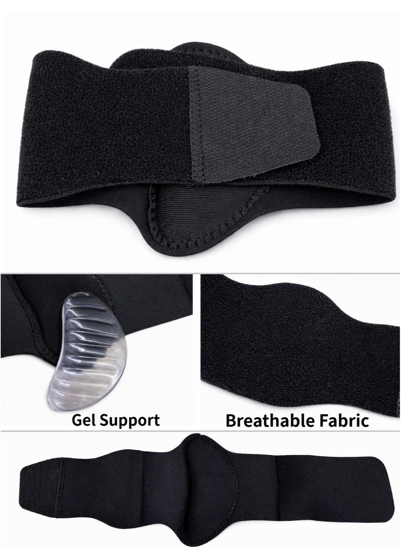 IKBEN Arch Support Brace Wrap with Gel Pads (1 Pair/2pcs) – Flat Feet & Plantar Fasciitis Relief, Adjustable Arch Support Strap, Wearable Insole Alternative for Walking/Standing, Unisex - Image 3