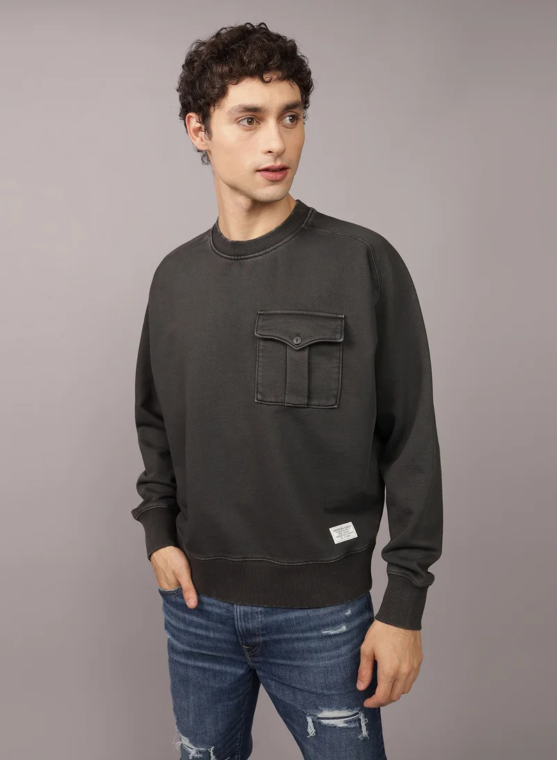 امريكان ايجل Utility Crew Neck Sweatshirt