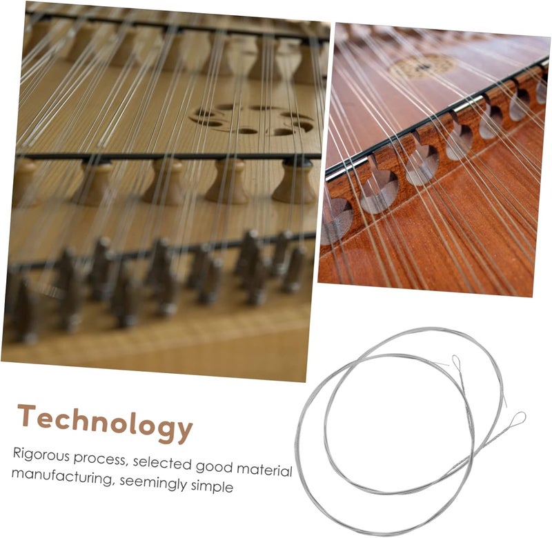 2pcs Dulcimer String Accessories Hammer Dulcimer Strings Steel for Lap Steel - Image 4