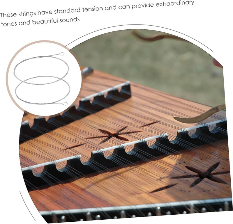 2pcs Dulcimer String Accessories Hammer Dulcimer Strings Steel for Lap Steel - Image 2