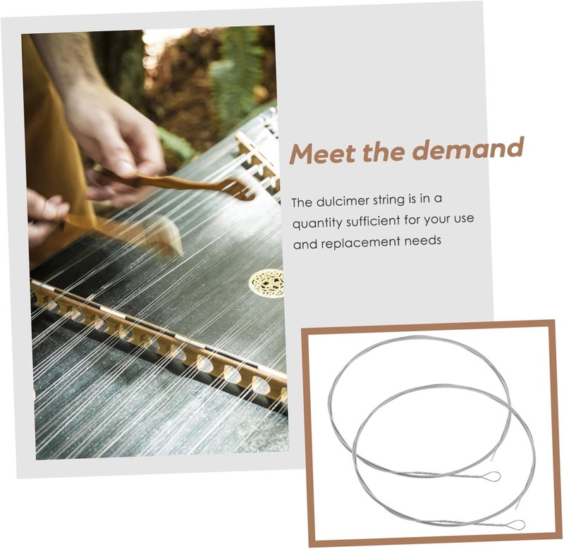 2pcs Dulcimer String Accessories Hammer Dulcimer Strings Steel for Lap Steel - Image 5