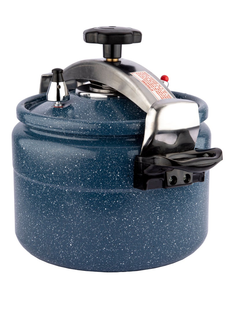 Alsaif 7Liters Aluminium Granite Pressure Cooker 7 Litter Blue Blue  - Image 1
