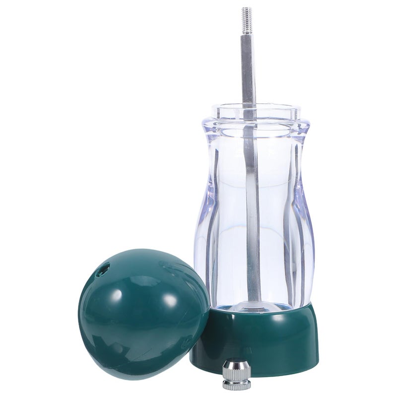 Adjustable Ceramic Pepper Grinder 6 Inch Refillable Manual Spice Mill with Lid - Image 2