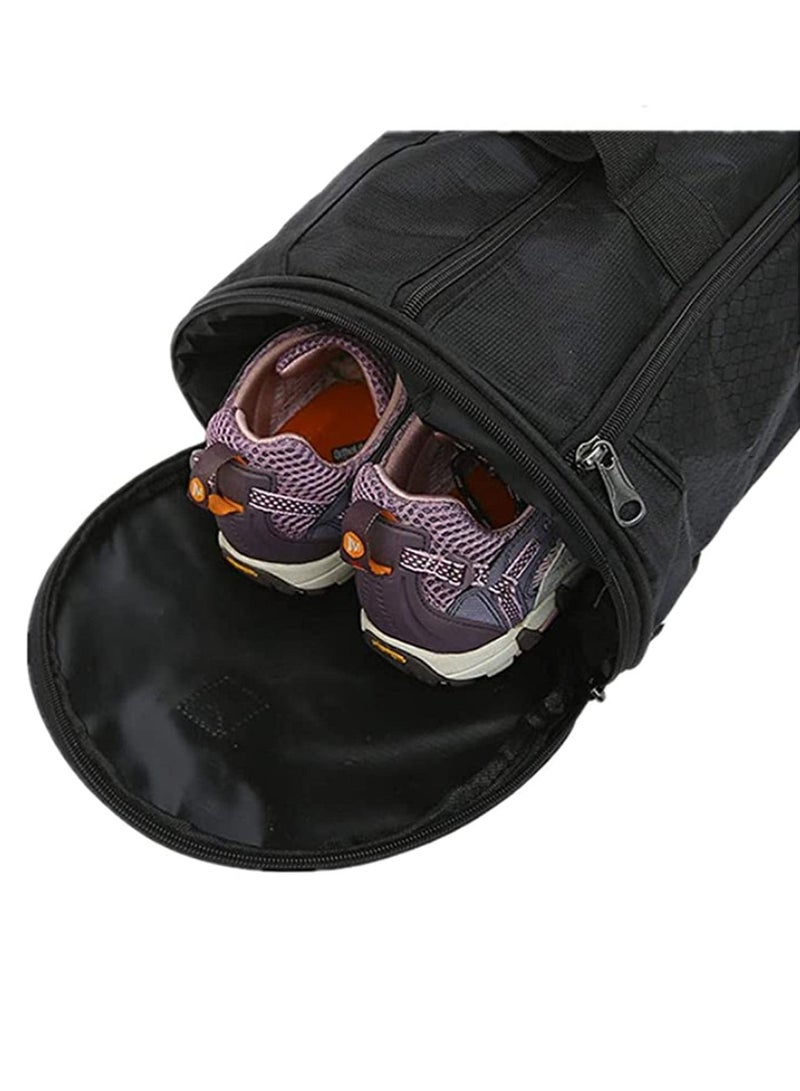 Sports Gym Bag Travel Duffel with Shoes Compartment for Men Women - Image 3