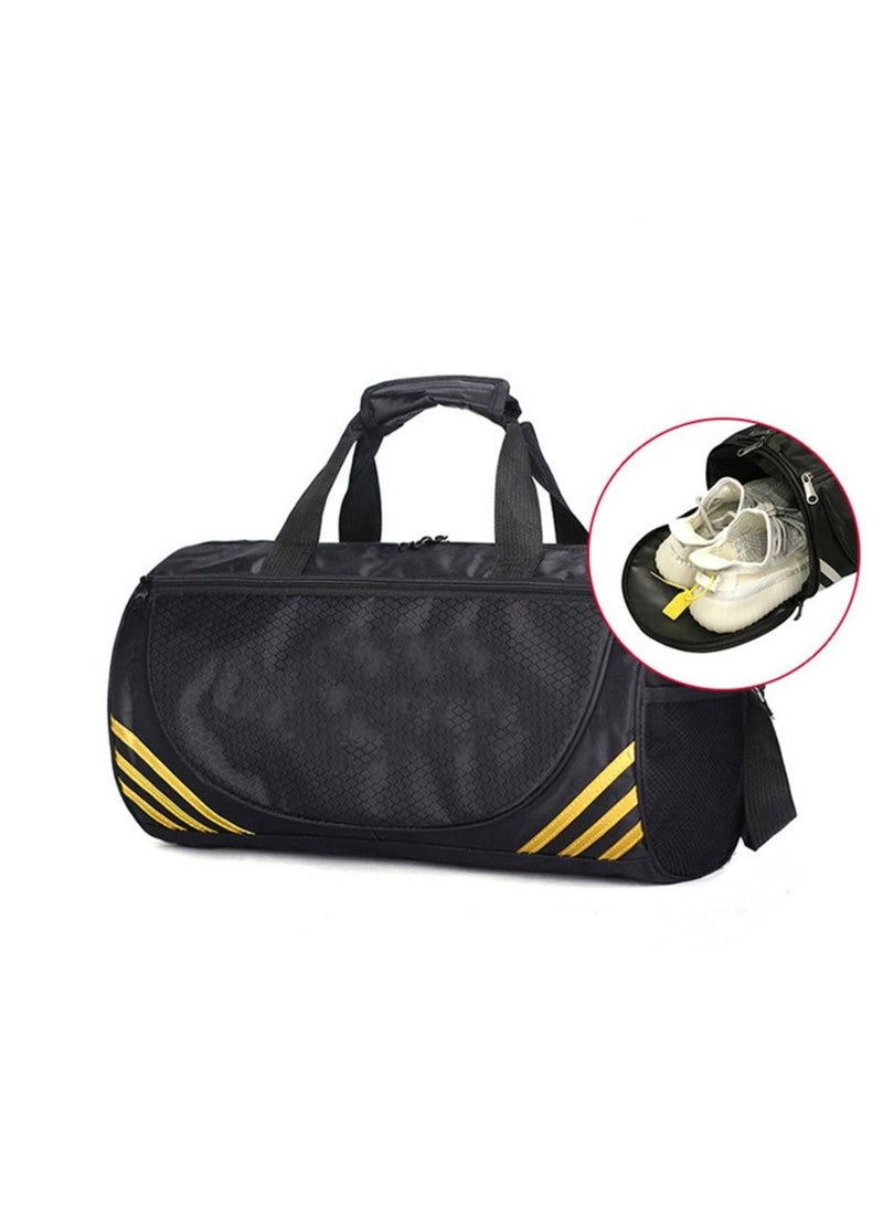 Sports Gym Bag Travel Duffel with Shoes Compartment for Men Women - Image 1