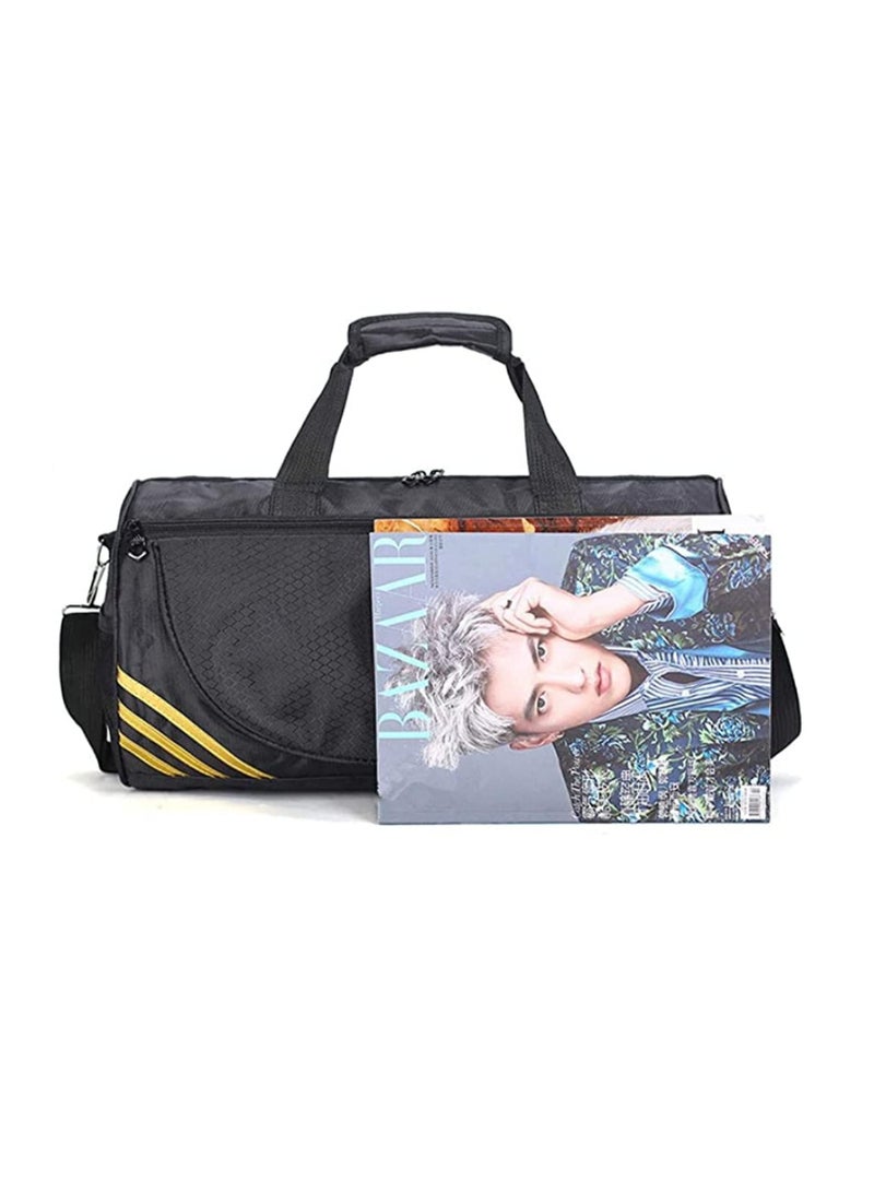 Sports Gym Bag Travel Duffel with Shoes Compartment for Men Women - Image 4