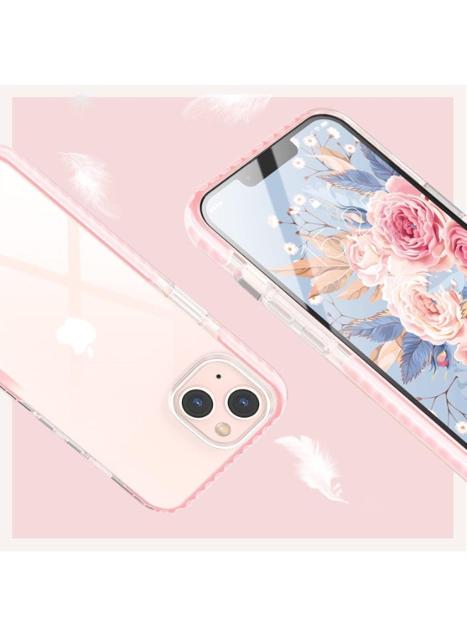 iPhone 14 pro Case – Clear Slim Shockproof Bumper Cover (Pink) | 6.1" 2025 - Image 2