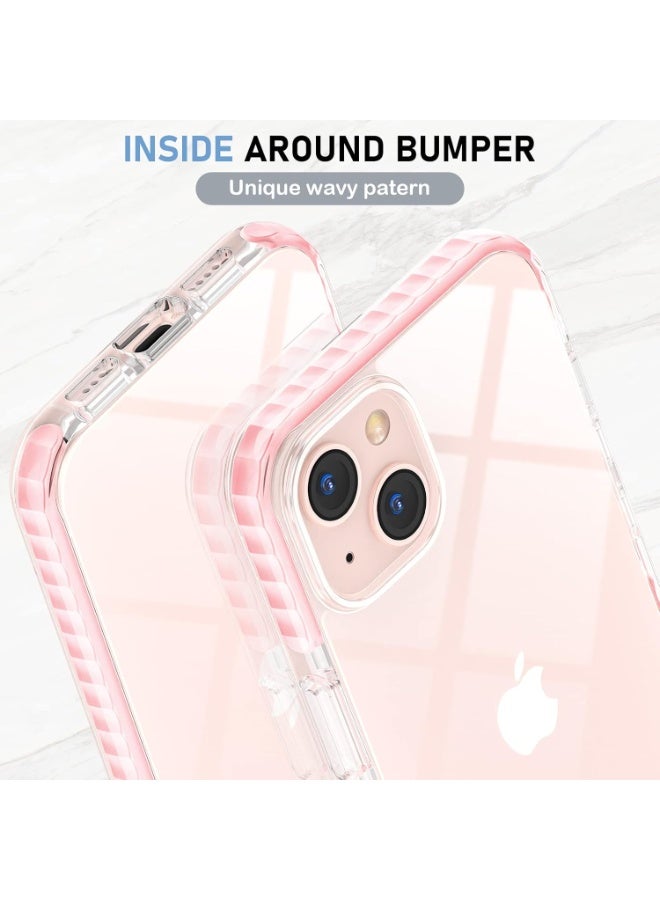 iPhone 14 pro Case – Clear Slim Shockproof Bumper Cover (Pink) | 6.1" 2025 - Image 3