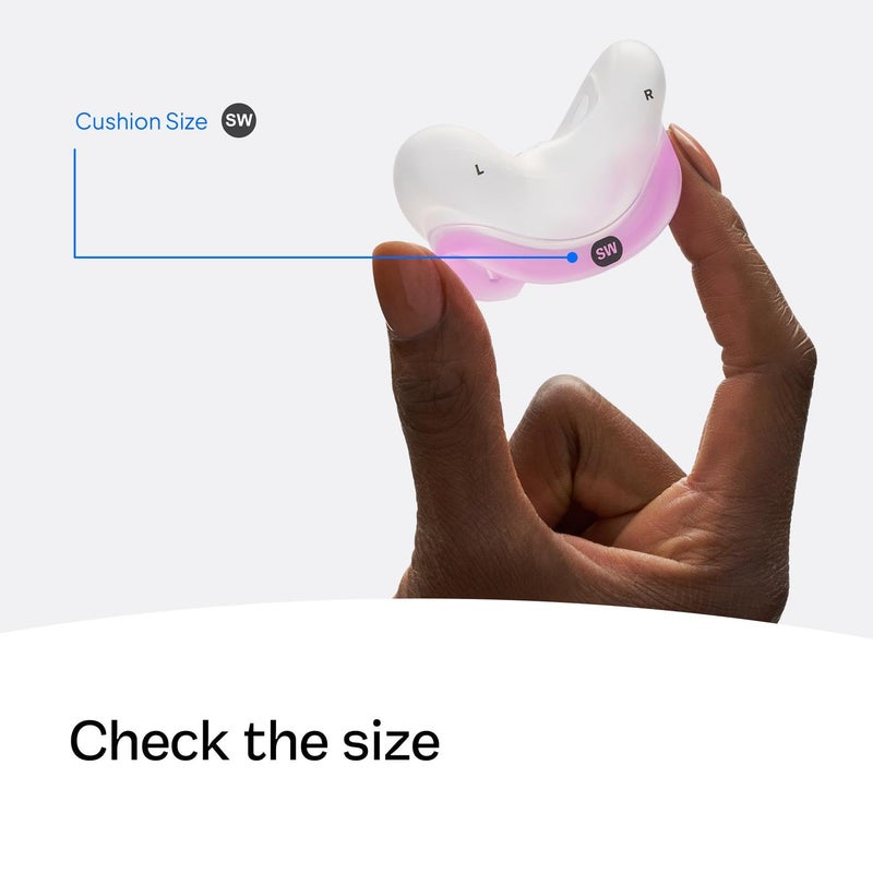 ResMed AirFit N30 Cushion - Nasal CPAP Mask Cushion Replacement - Soft Silicone - Medical CPAP Supplies & Accessories - Small/Wide - Image 2