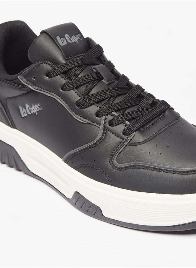 Lee Cooper - Mens Panelled Lace-Up Sneakers - Image 1